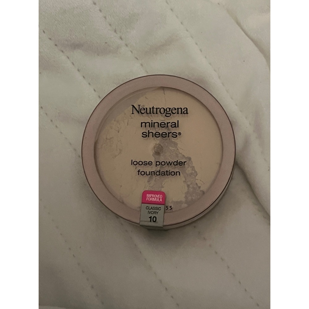 Neutrogena Mineral Sheers Loose Powder Foundation Classic Ivory 10 0.19oz 5.5g